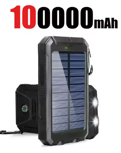 200000mAh Solar Power Bank Portable