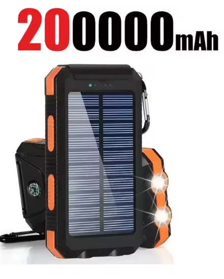 200000mAh Solar Power Bank Portable