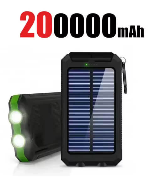 200000mAh Solar Power Bank Portable
