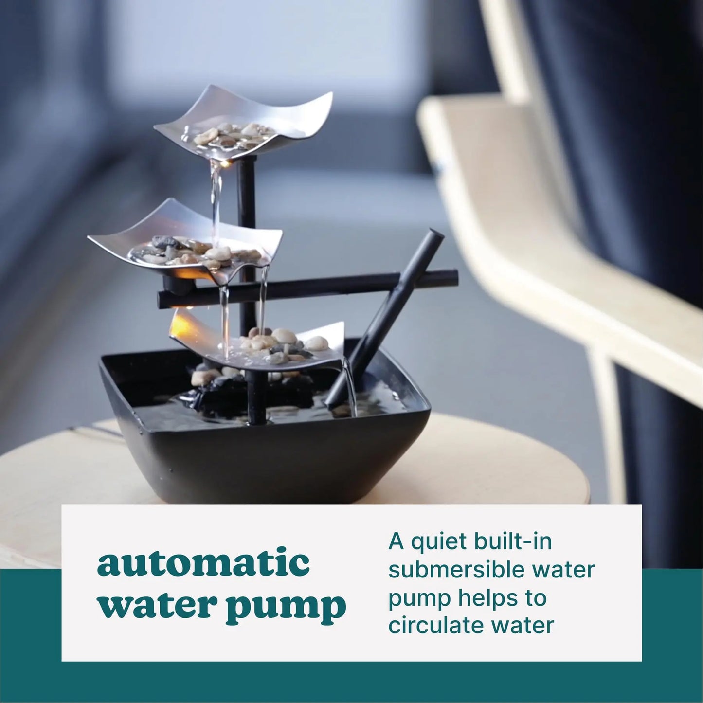Lotus Leaf Tabletop Fountain – Bring Peace Home™